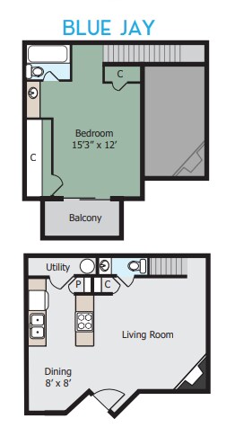 Blue Jay (Upstairs) 26-606J floor plan